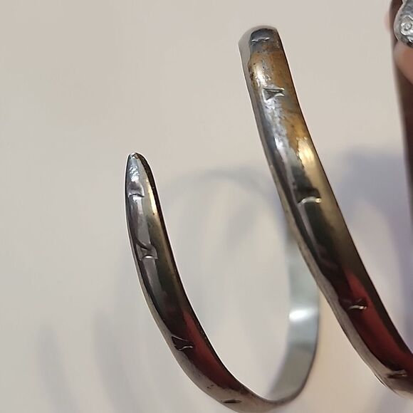 Snake Arm Cuff Wrap Bracelet Hecho en Mexico Silver Tone - Picture 4 of 6